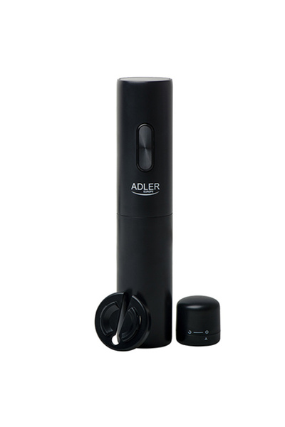 adler AD 4509 Set deschizător electric de vin cu tăietor de folie și dop de vin