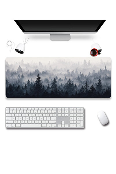 SonicTouch Keyboard Mousepad 40X90Cm North Forests Seamless Smooth Liquid-Pro...