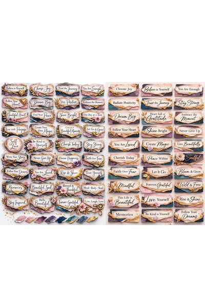 TELLGRAF Patterns Themed Sticker Set (21X31 cm 1 Set)