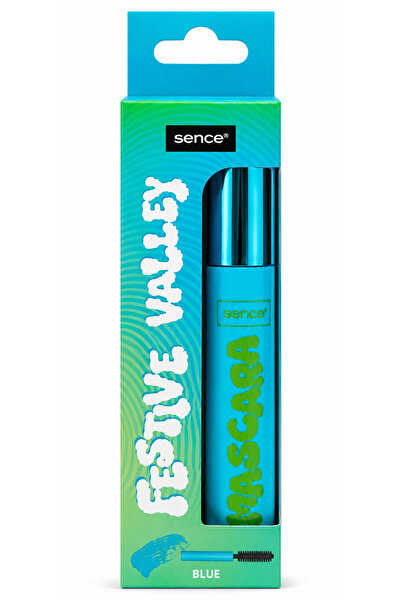 SENCE Mascara Festive Valley Albastră, mascara colorată pentru gene