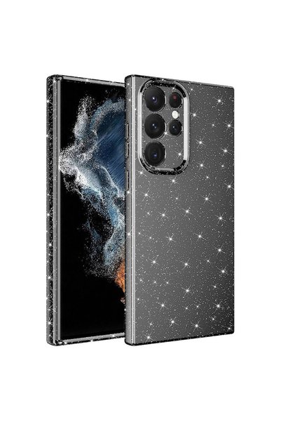 Giz Story Galaxy S22 Ultra Case Camera Protected Silvery Silicone Ultimate Pr...