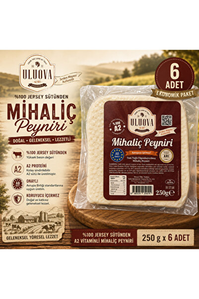 ULUOVA Mihaliç Peyniri (250 g) x6 adet
