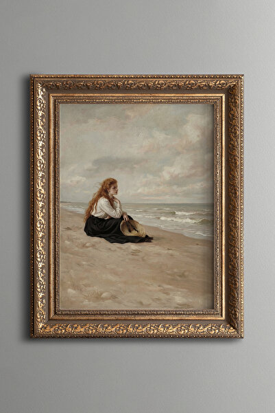 epiqart By the Sea - Vintage Patterned Painting - Thick Model
