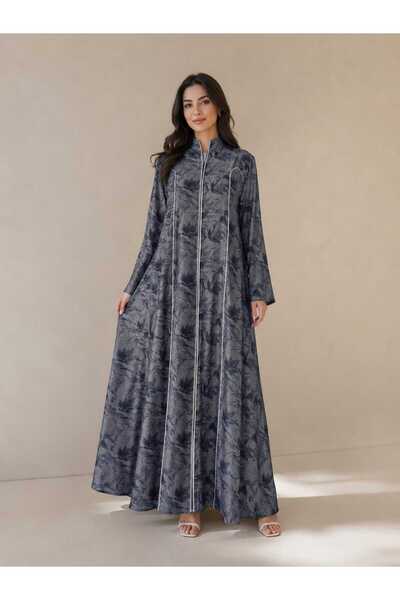 M&O 2 Abaya Tik Tok Meshrach Style Embellished with Cotton on Both Sides of t...