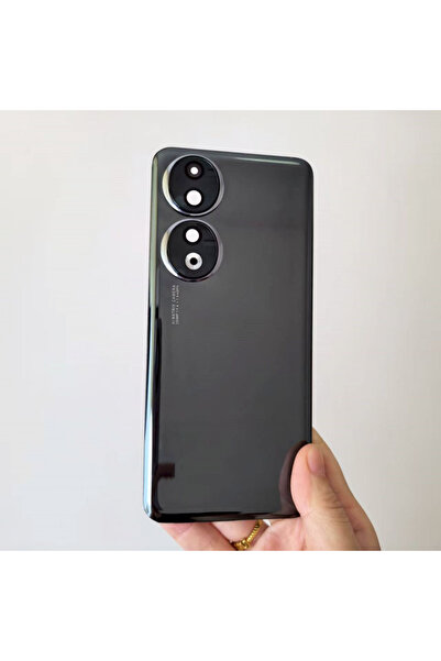 choice2 غطاء زجاجي خلفي أسود لهاتف Honor 90 5G REA-AN00 REA-NX9، غطاء بطارية،...