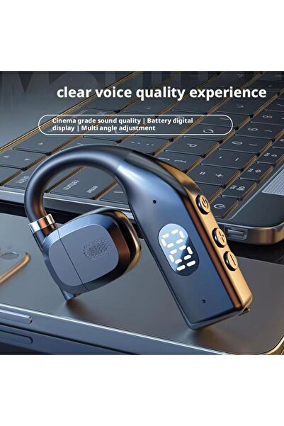 Choice1 2pc New Bluetooth 5.4 Wireless Bluetooth Headphones Earhook Design Wi...