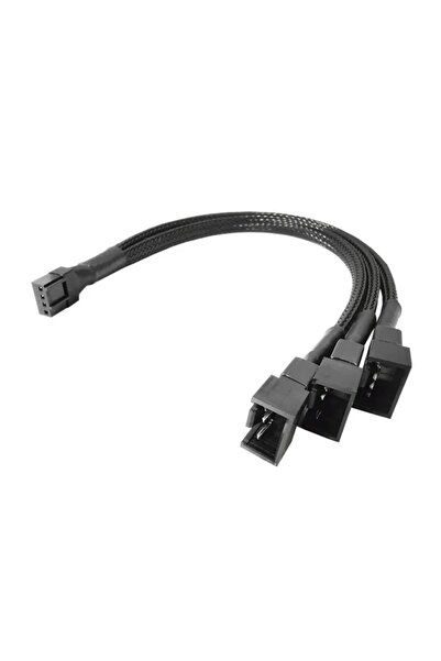 Choice5 1to3-bk 1 to 5 PWM Fan Hub PC CPU Cooling 4PIN Fan Power Cable Hub Ad...