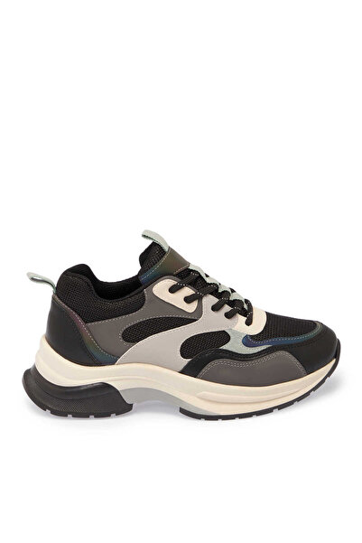 Tergan Siyah Vegan - Tekstil Kadın Sneaker - K25S1AY68176-O3C