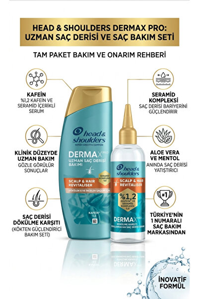 Head & Shoulders SAÇ BAKIM SETİ - 2'li Bakım Onarım Kürü ( Krem 220ml+Serum 1...