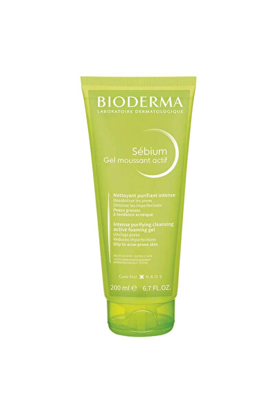 Bioderma B.D Sebium Moussant Actif Gel Tube 200Ml
