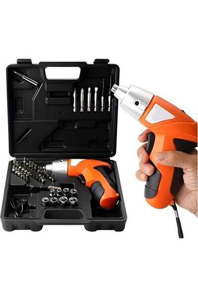 Generic Cordless Power Screwdriver Kit Rechargeable Electric 45pcs Cordless D...