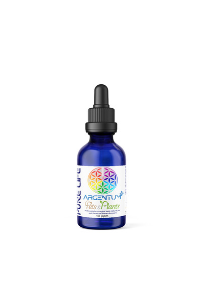 PureLife ARGENTUM+ Pets & Plants 10ppm 30ml pipetă