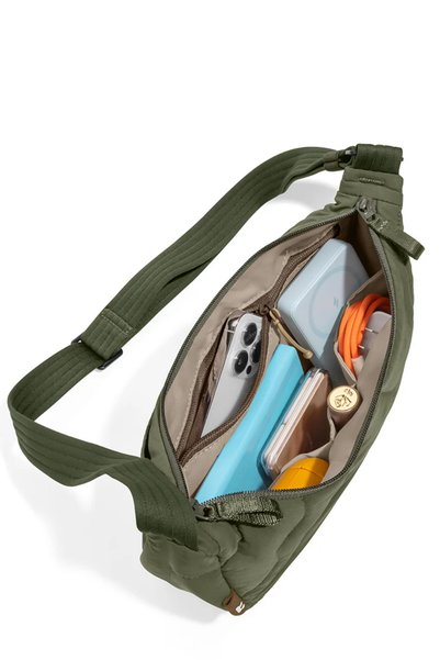 Tomtoc Terra Puffy Series T34 3.5L Green Hand and Shoulder Bag - T34S1T2