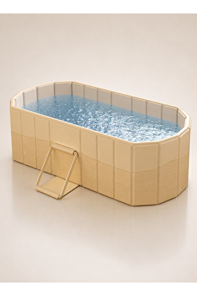 ESLTECNO Portable Foldable Bathtub for Adult 1.5m, Thickened Insulation Soaki...