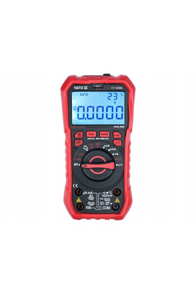 VOREL by YATO MULTIMETRU DIGITAL UNIVERSAL LCD TRUE RMS AC+DC AUTO MAX/MIN HO...