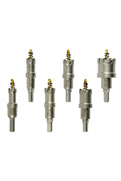 Gekoahşap Set de burghie pentru metal, 6 bucăți, TCT, 16-53mm, din carbură de...