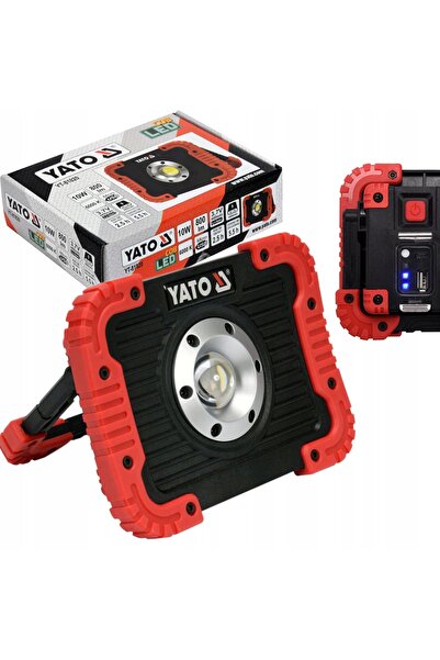 NO BRAND YATO YT-81820 PROIECTOR PORTABIL CU LED-URI DE 10 W CU BATERIE