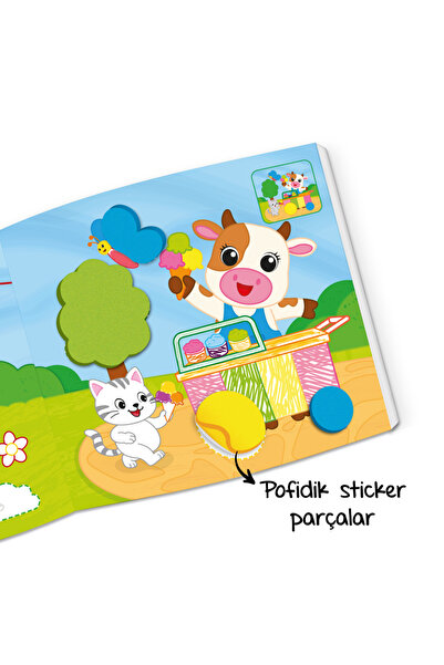 yükselen zeka Pofidik Sticker Kitabım - İlk Yumuşacık Sticker Kitabı