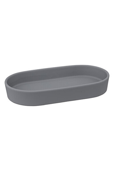 5FIVE Colorama Grey Soap Dish 11 x 19 cm
