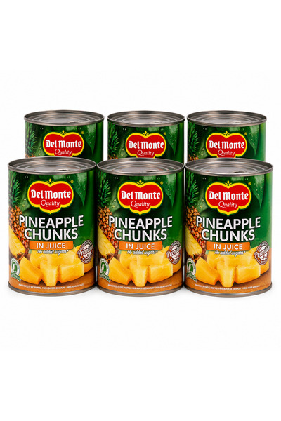 Del Monte Ananas Bucati in suc 425g - 6pack