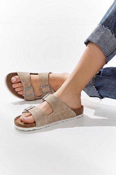 XJIM Women's Double Buckle Stylish Design Slippers Daily Summer Use Anatomica...