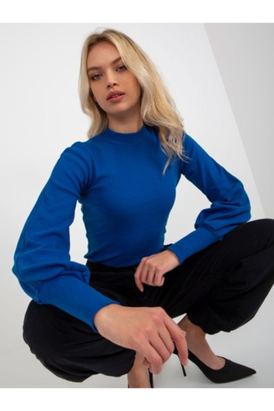 rue parıs Bluza Dama Maneca lunga, Dungi, RUE PARIS, Cobalt Eleganta Office M...