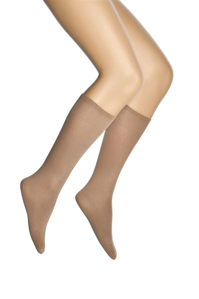 mtm My The Mall Giyim Mikro 70 Knee-Length Women's Socks Bronze 38