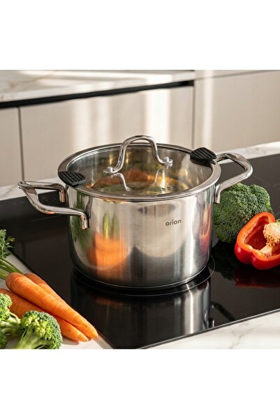 Orion Oală VENICE cu capac din oțel inoxidabil 18 cm 2,3L PREMIUM
