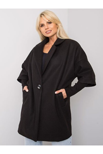 rue parıs Palton Dama, RUE PARIS, Poliester, Maneca lunga, Negru, model CHA-0...
