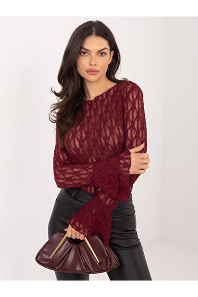 Italy Moda Bluza Dama, ITALY MODA, Viscoza, Maneca lunga, Bordo, model IT-BZ-...