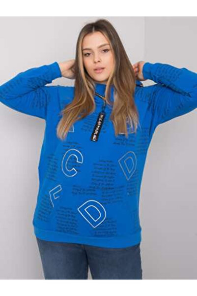 Relevance Women's Sweatshirt, RELEVANCE, Cotton, Long Sleeve, Dark Blue, mode...