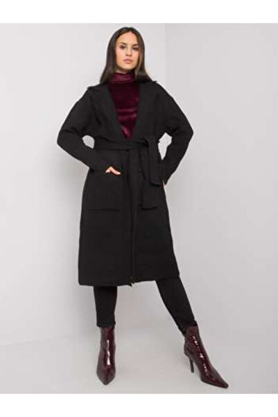 rue parıs Cardigan Dama, RUE PARIS, Acril, Maneca lunga, Negru, model LC-SW-8...