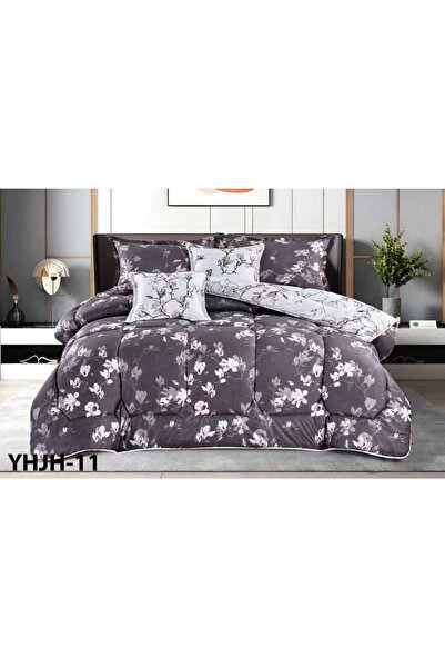 SFT Nefren Carpet 6-Piece Microfiber Plant Patterned Calming Luxury and Elega...