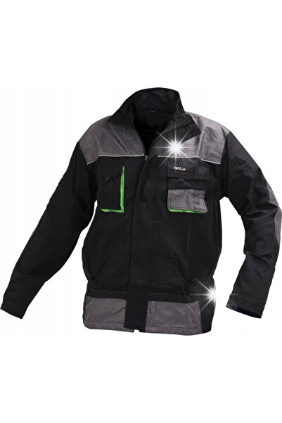 yato Bluză de lucru, jachetă cu fermoar, culoare uni, mărimea L/XL