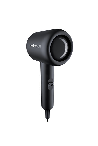Niceboy Uscător de păr ION AirSonic POP onyx Negru 1400 W 1,7 m Ușor