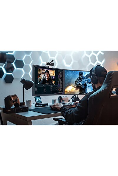 Ugreen CM825 Cameră web USB 2K 30FPS Microfoane Reducere zgomot 80 °