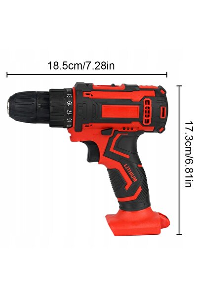 bedee Mașină de înșurubat fără fir cu LED, 2 viteze, cuplu mare, pentru atelier