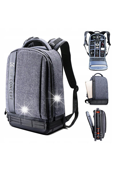 K&F CONCEPT Rucsac fotografic mare pentru aparat foto DSLR, cameră foto, dronă