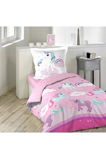 Douceur D'INTERIEUR Lenjerie de pat pentru copii UNICORN 140x200 BUMBAC 100%