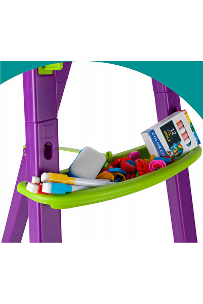 Stator Set educativ magnetic pentru copii, tablă ștersabilă cu cretă, 3 în 1