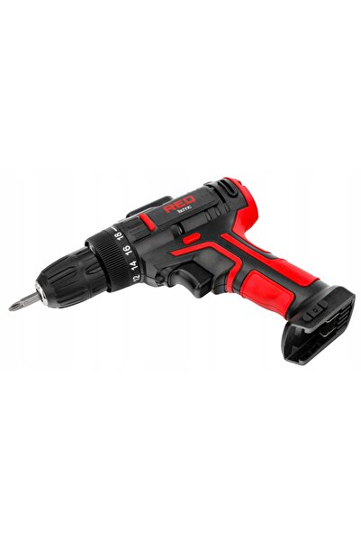 Red Technic Mașină de găurit și înșurubat cu acumulator 21V, puternică, 2 acu...