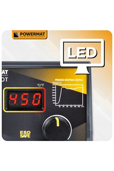 Powermat Stație de lipit de precizie, fier de lipit cu reglare a temperaturii...
