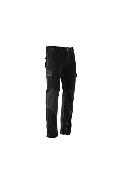 yato Pantaloni de lucru negri, elastici, ONYX, cu buzunare, cu șnur, cu talie...