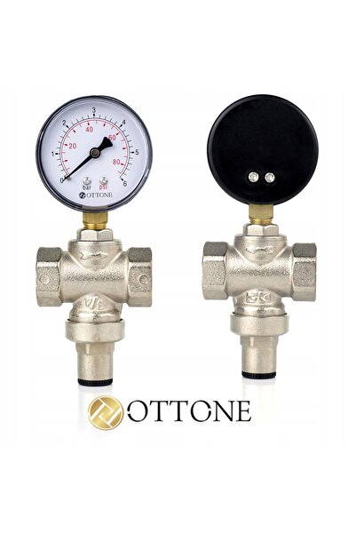 OTTONE MELODA Reductor de presiune apă 3/4 inch cu manometru OTTONE OT050112 ...