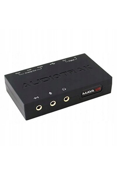 NO BRAND Placă de sunet externă Audiotrak Maya U5 USB 2.0 DAC 5.1 MiniJack OPT