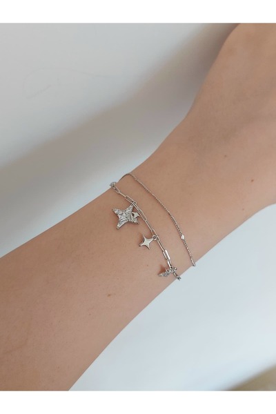 bijoux uniques Polar Star Steel Women's Bracelet