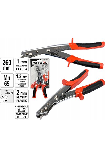 yato Foarfece pentru tablă 1,8MM 260MM Dreapta YT-1919