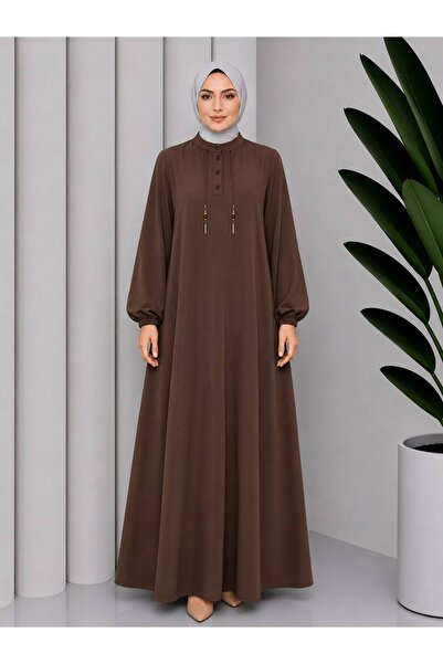 SudeHlt.co Hakim Collar Hijab Dress