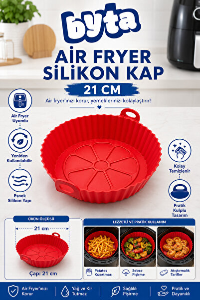 BYTA Airfryer Silicone Mold 21 cm Food Container