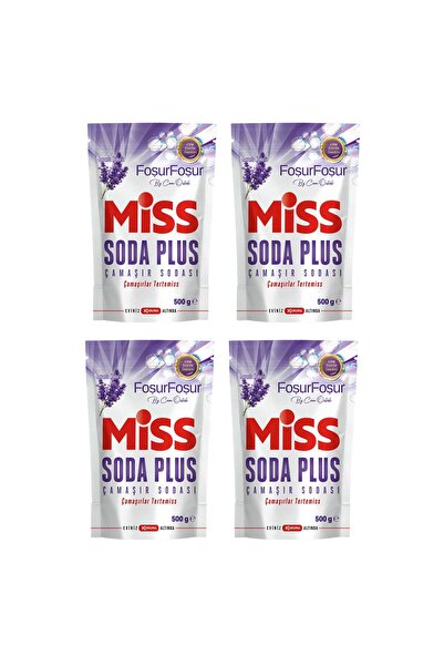 Miss Soda Plus Lavanta Kokulu Çamaşır Sodası 500 Gr 4 lü